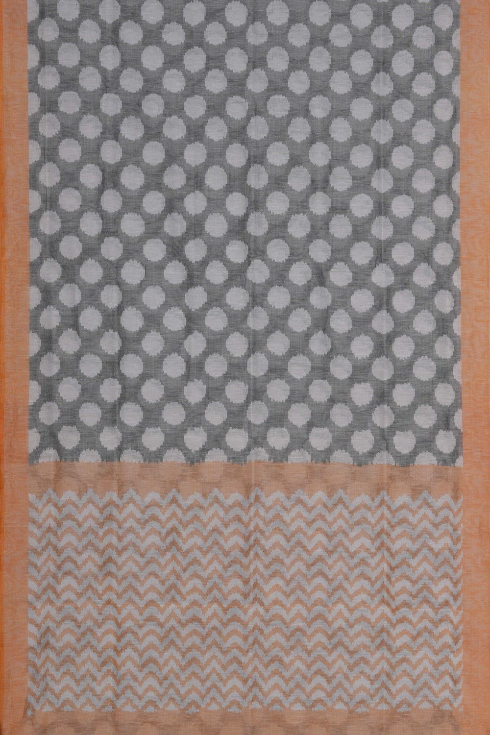 Image of Pochampaly Ikat Linen Saree